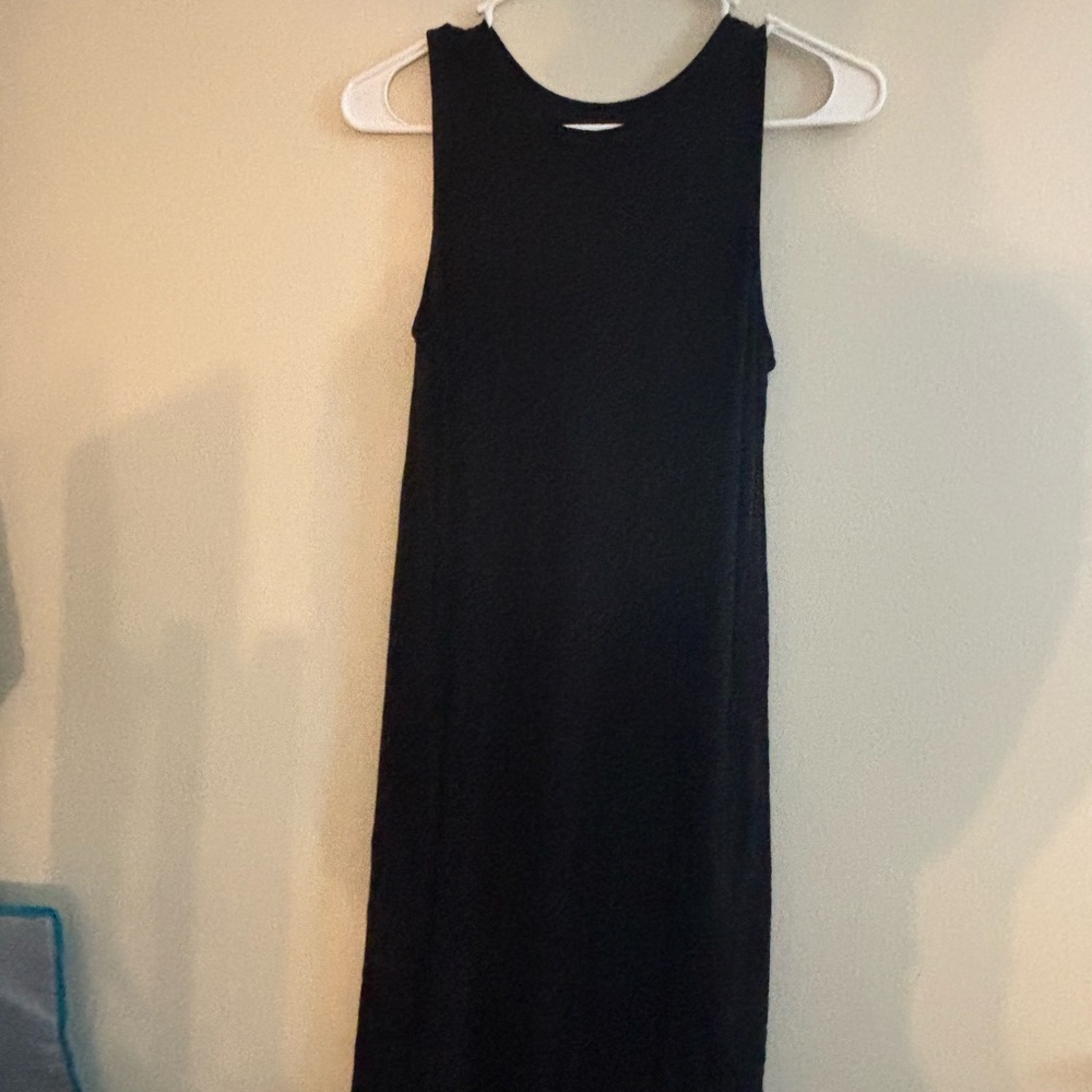 Time and Tru Black Tank Dress